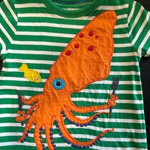 Mini Boden Octopus shirt 2-3